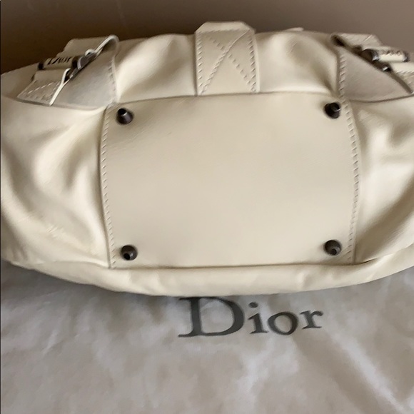 CHRISTIAN DIOR LEATHER TOTE - Picture 5 of 8